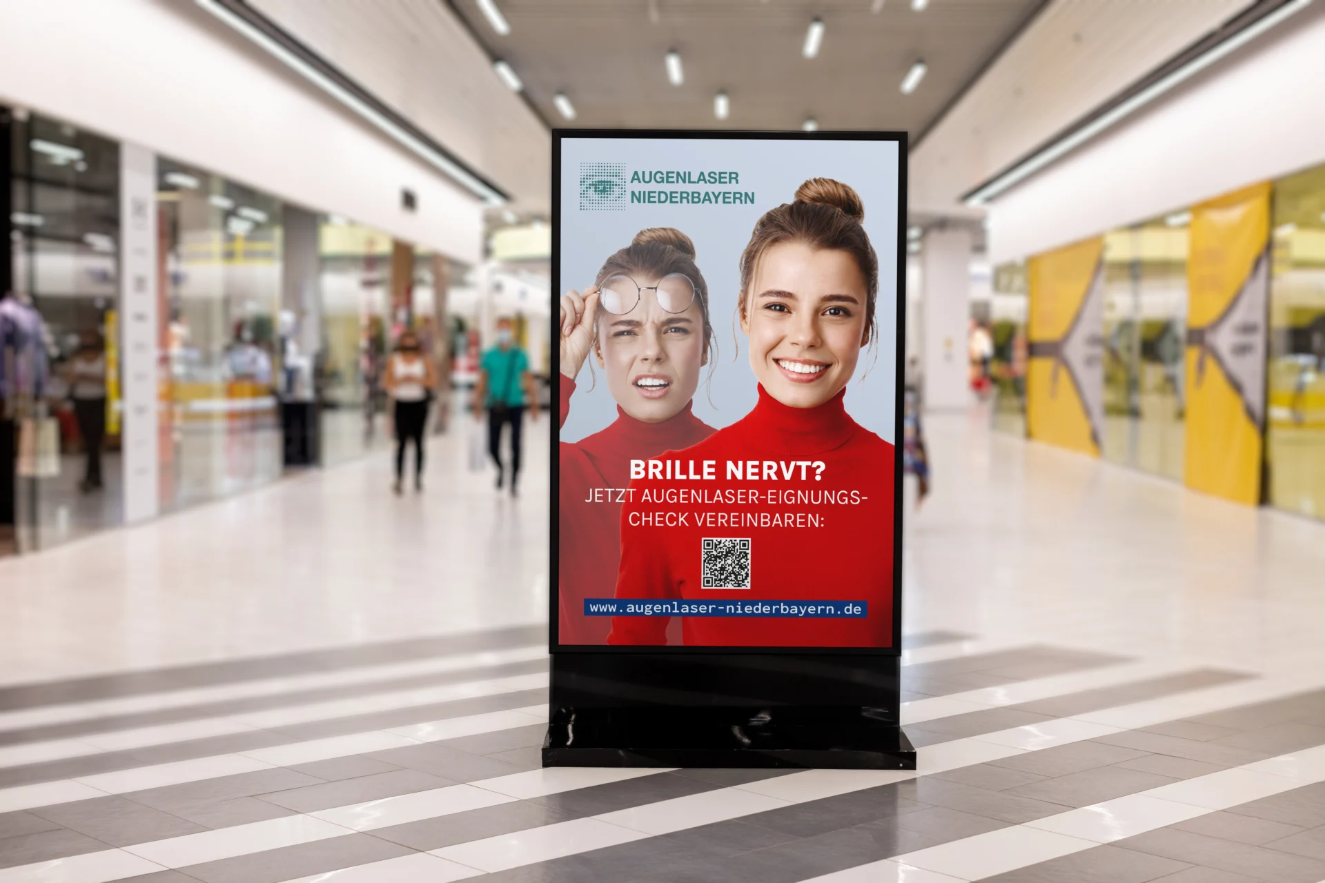 Aufsteller Augenlaser Niederbayern