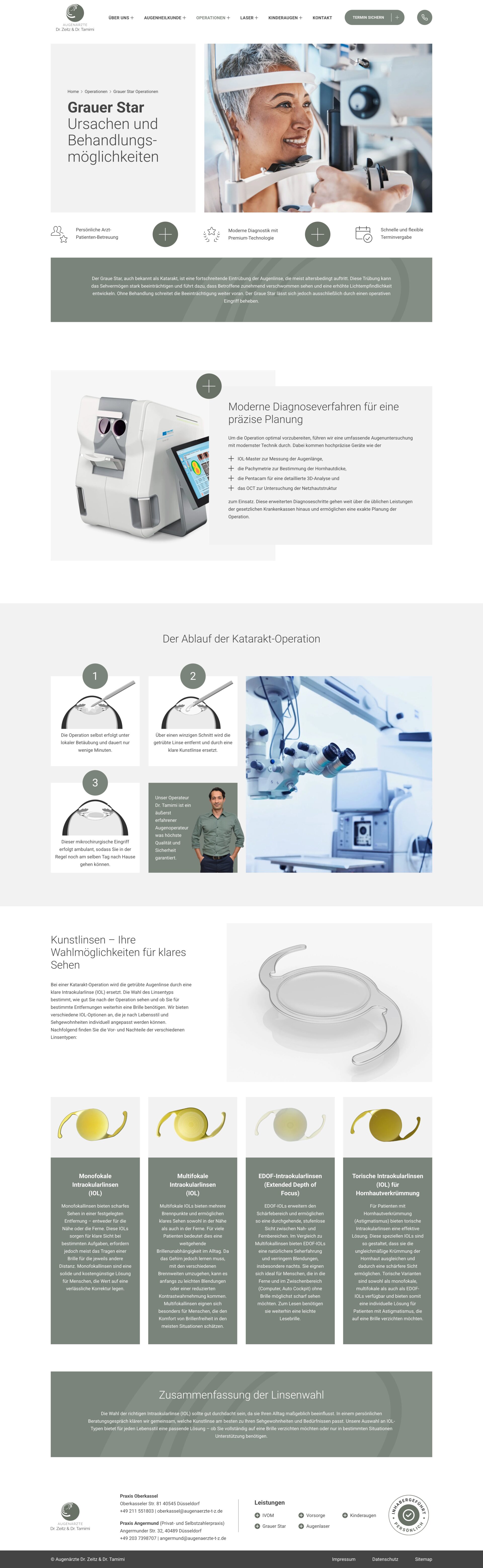 iPad Augenärzte Zeitz & Tamimi - Berzconsulting