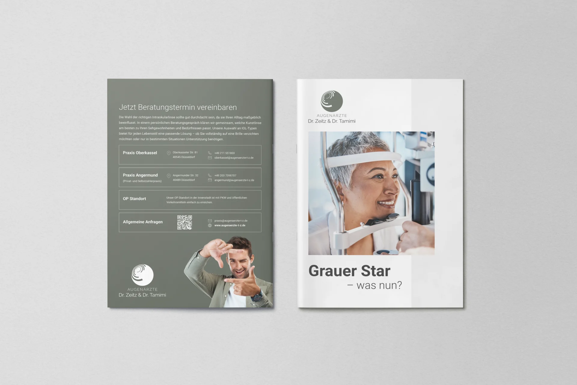 Print / Broschüre Augenärzte Zeitz & Tamimi - Berzconsulting