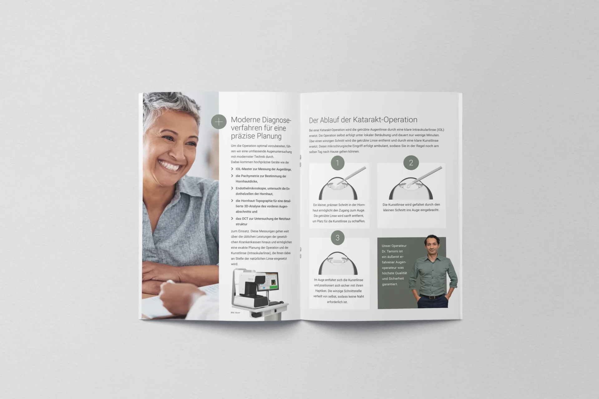 Print / Broschüre 2 Augenärzte Zeitz & Tamimi - Berzconsulting